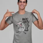 Anxious Rat Funny Half Sleeve T-shirt For Men