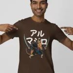 Armadillo Samurai Half Sleeve T-shirt For Men