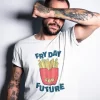 Fry Day For Future Half Sleeve Printed T-shirt For Men