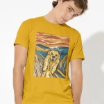 Pup Artistry Half Sleeves Printed T-shirt For Men