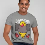 Ducktape Half Sleeves Printed T-shirt For Men