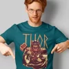 Thor Mythology Half Sleeves Printed T-shirt For Men