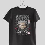 Marilyn Manson In Funko Half Sleeves Printed T shirt - Unisex