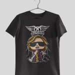 Steven Tyler - Aerosmith In Funko Half Sleeves Printed T shirt - Unisex