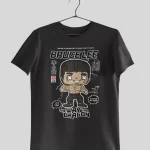 Bruce Lee In Funko Pop Half Sleeves Printed T-shirt - Unisex