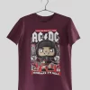 AC/DC Angus Young in Funko Pop Half Sleeves Printed T shirt – Unisex