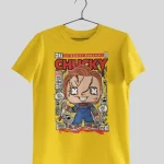 Child's Play Chucky In Funko Pop Half Sleeves Printed T-shirt - Unisex