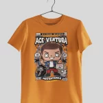 Ace Ventura In Funko Pop Half Sleeves Printed T-shirt - Unisex