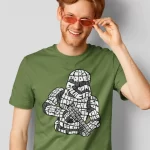 StormTrooper From Star Wars Half Sleeves Printed T Shirt For Men