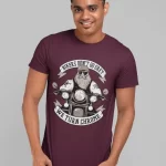 Bikers Dont Go Grey Half Sleeve Printed T-shirt For Men