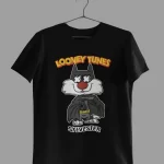 Sylvester From Looney Tunes In Funko Pop Half Sleeve T-shirt For Men