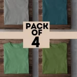 The Ultimate 4 Pack - Combo B Half-Sleeve T-Shirt for Men