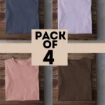 The Ultimate 4 Pack - Combo C Half-Sleeve T-Shirt for Men