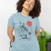 Traditional Japanese Waterart Half Sleeve Printed T-shirt – Unisex