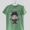 Charlie Chaplin In Funko Half Sleeves Printed T shirt – Unisex