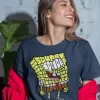 Sponge Bob Half Sleeves Printed T Shirt – Unisex