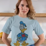 Donald Duck Half Sleeves Printed T Shirt - Unisex