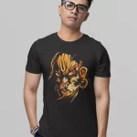 Lord Hanuman Half Sleeves Printed T-shirt For Men